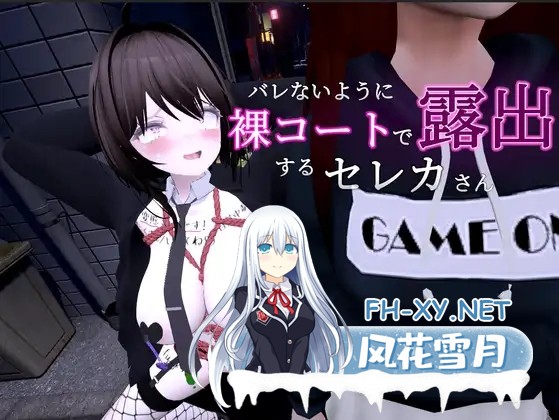 [3D/官中/动态/露出/存档] 为了不被发现穿着裸大衣的塞雷卡（バレないように裸コートで露出するセレカさん）V1.3 [2G]